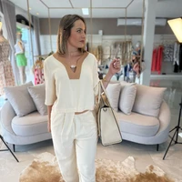 Conjunto coordenado blusa e calca Carlota Costa REF 11546 - imagem 3