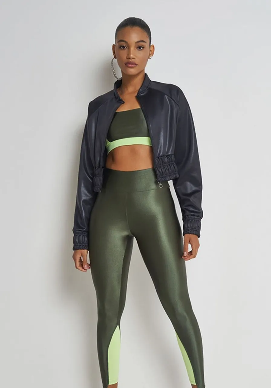 Jaqueta Bomber Poliuretano Sport Style