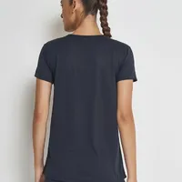 Camiseta Slim Manga Curta Preto Colcci - imagem 2