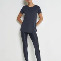 Camiseta Slim Manga Curta Preto Colcci - imagem 1