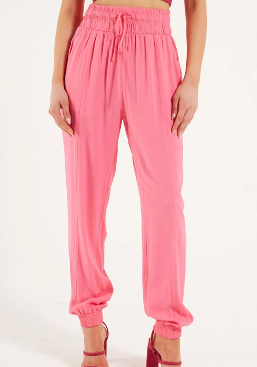 Calça Jogger Rosa Colcci