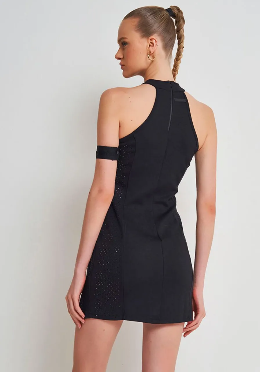 Vestido Com Strass Colcci