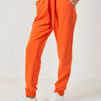 Calça Moletom Cadarço Sports Laranja  - imagem 1