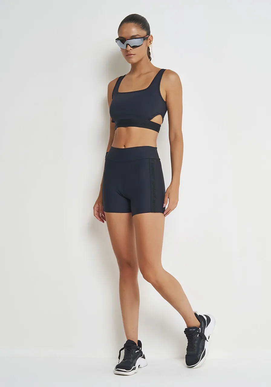 Conjunto Top E Bermuda Sport Perfect Black