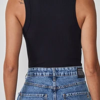 Regata Canelada Slim Colcci Preto - imagem 2