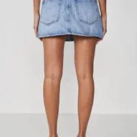 Saia Jeans Curta Cós Duplo Colcci - imagem 1