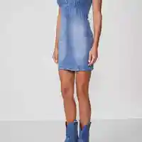 Vestido Tomara Que Caia Jeans Colcci - imagem 1