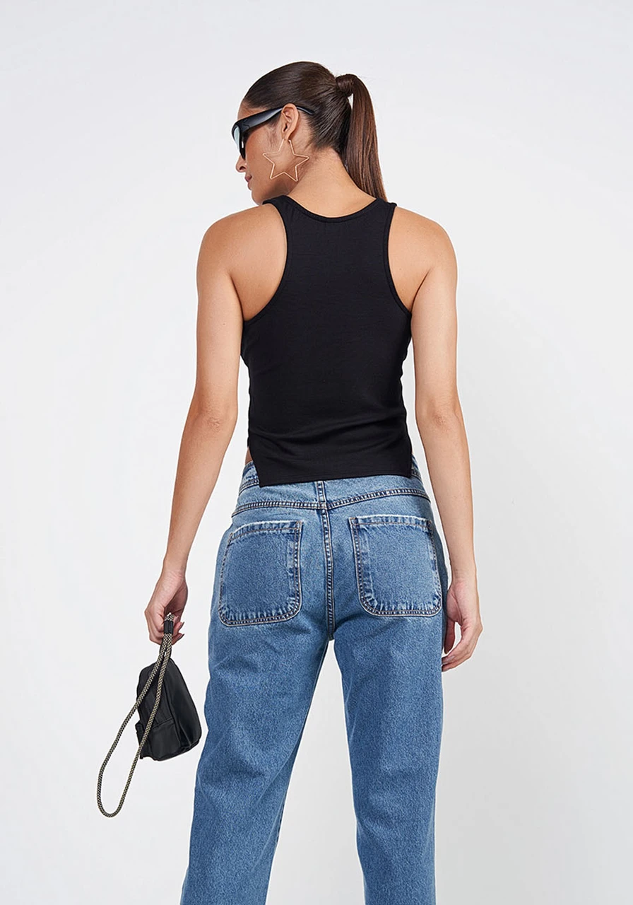 Regata Slim Com Recortes Sport Colcci