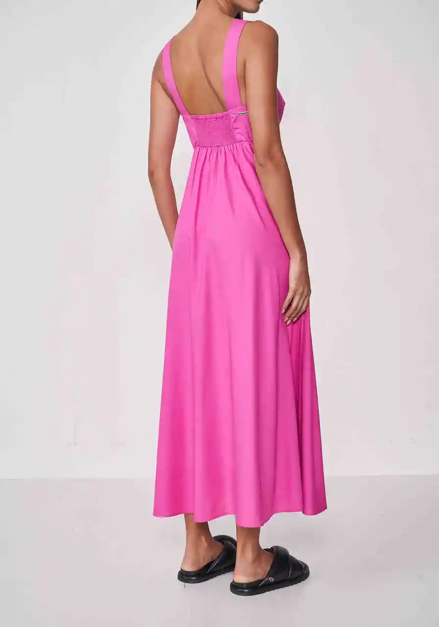 Vestido Longo Com Lastex Colcci