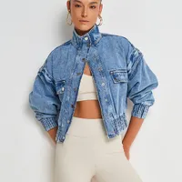 Jaqueta Jeans Com Manga Removível Sport Style - imagem 3