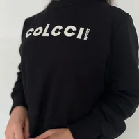 Blusão Moletom Preto Colcci - imagem 1