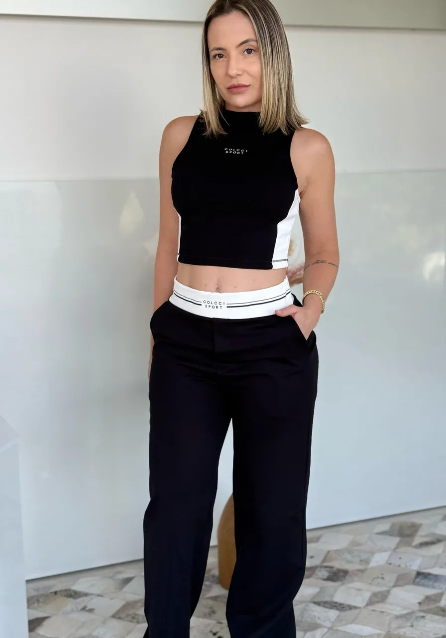 Top Colcci Preto Ref 5406