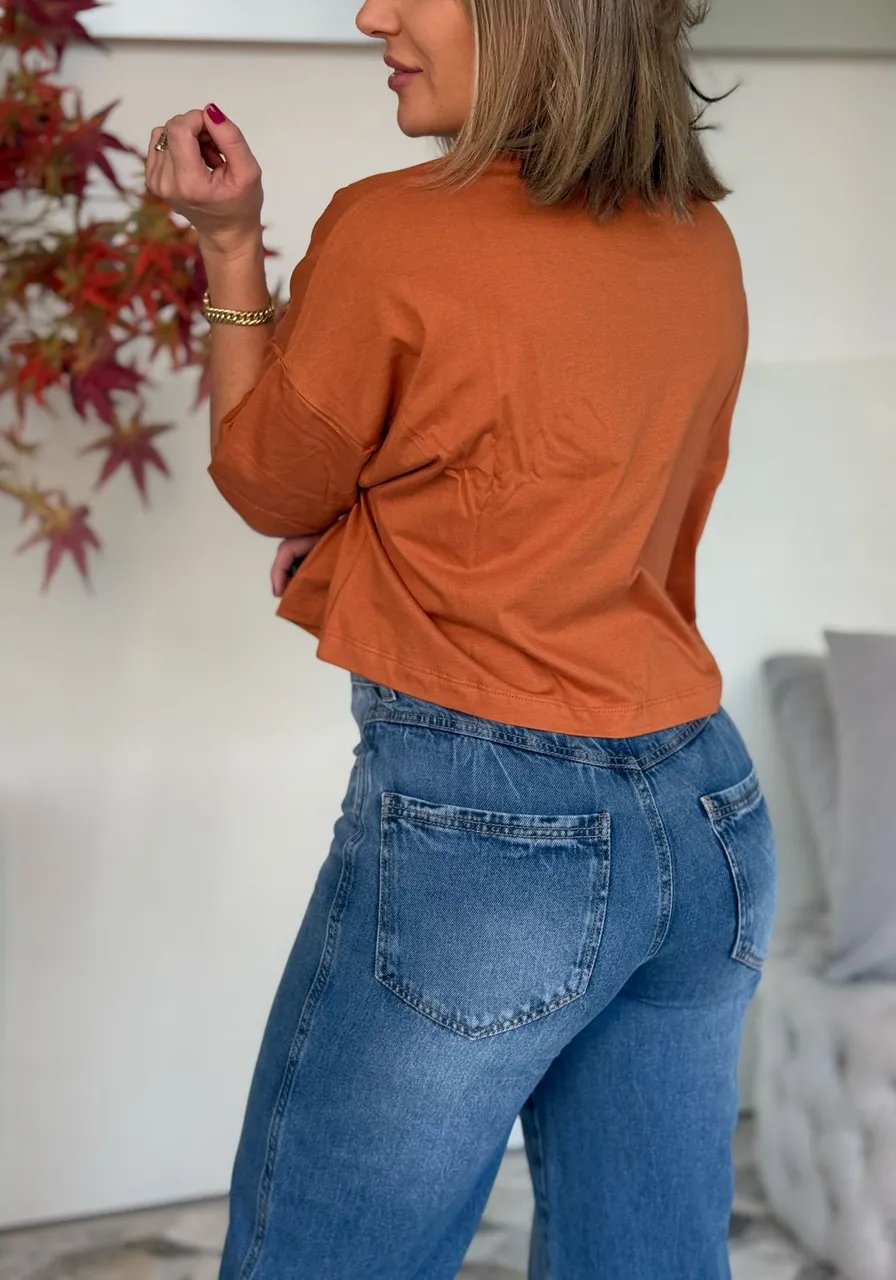 Camiseta Colcci Marrom Brandy Ref 13586