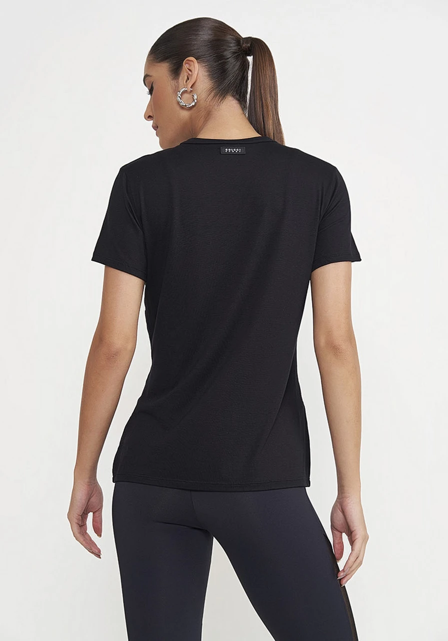 Camiseta Detalhe Lateral Colcci
