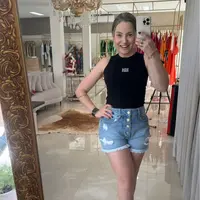 Regata Canelada Slim Colcci Preto - imagem 3