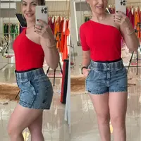 Blusa Canelada Uma Manga Colcci  - imagem 2