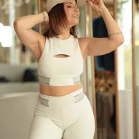 Conjunto Top Bermuda Slim Performace Off Shell Colcci  - imagem 1