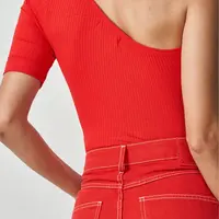 Blusa Canelada Uma Manga Colcci  - imagem 1