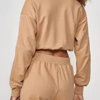 Blusão Moletom Colcci Bege Biscotti Ref 14556 - imagem 1