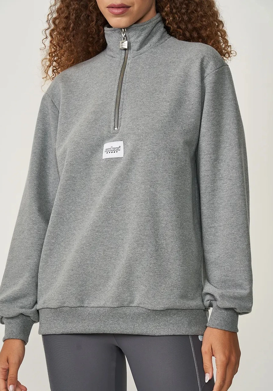 Blusão Moletom Cinza Colcci Ref 14670