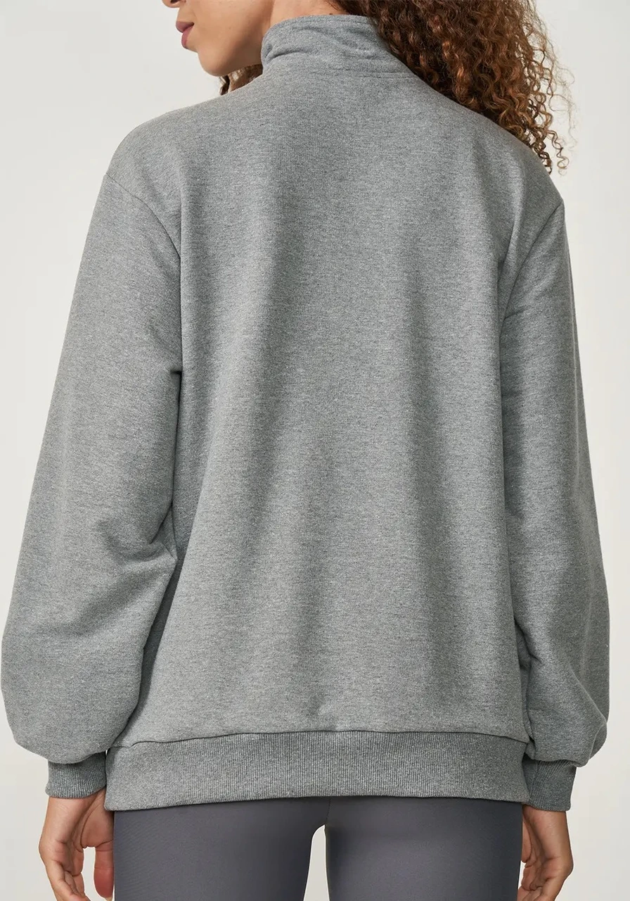 Blusão Moletom Cinza Colcci Ref 14670