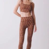 Top Jacquard Colcci Marrom/Bege/Off Ref 14677 - imagem 1