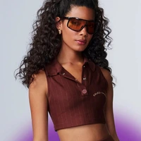 Top Listrado Colcci Marrom Ref 14736 - imagem 2