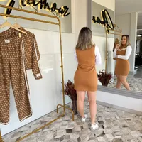 Vestido Colcci Marrom Organico Ref 15396 - imagem 1