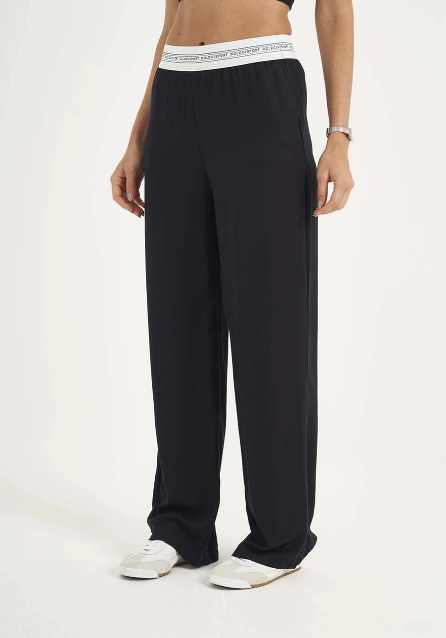 Calça Colcci Wide Leg Comfort Preta Ref 15469