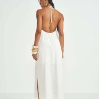 Vestido Linho Colcci Off Natural Ref 16373 - imagem 1