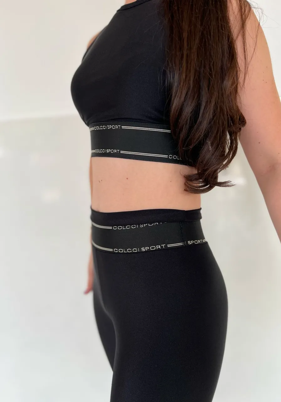 Top Acetinado Black Colcci