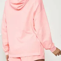 Blusão Moletom Com Capuz Colcci Rosa Cailee ref 13879 - imagem 1