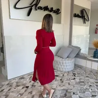 Blusa Canelada  Vermelho Potter Colcci Sport ref 13220 - imagem 1