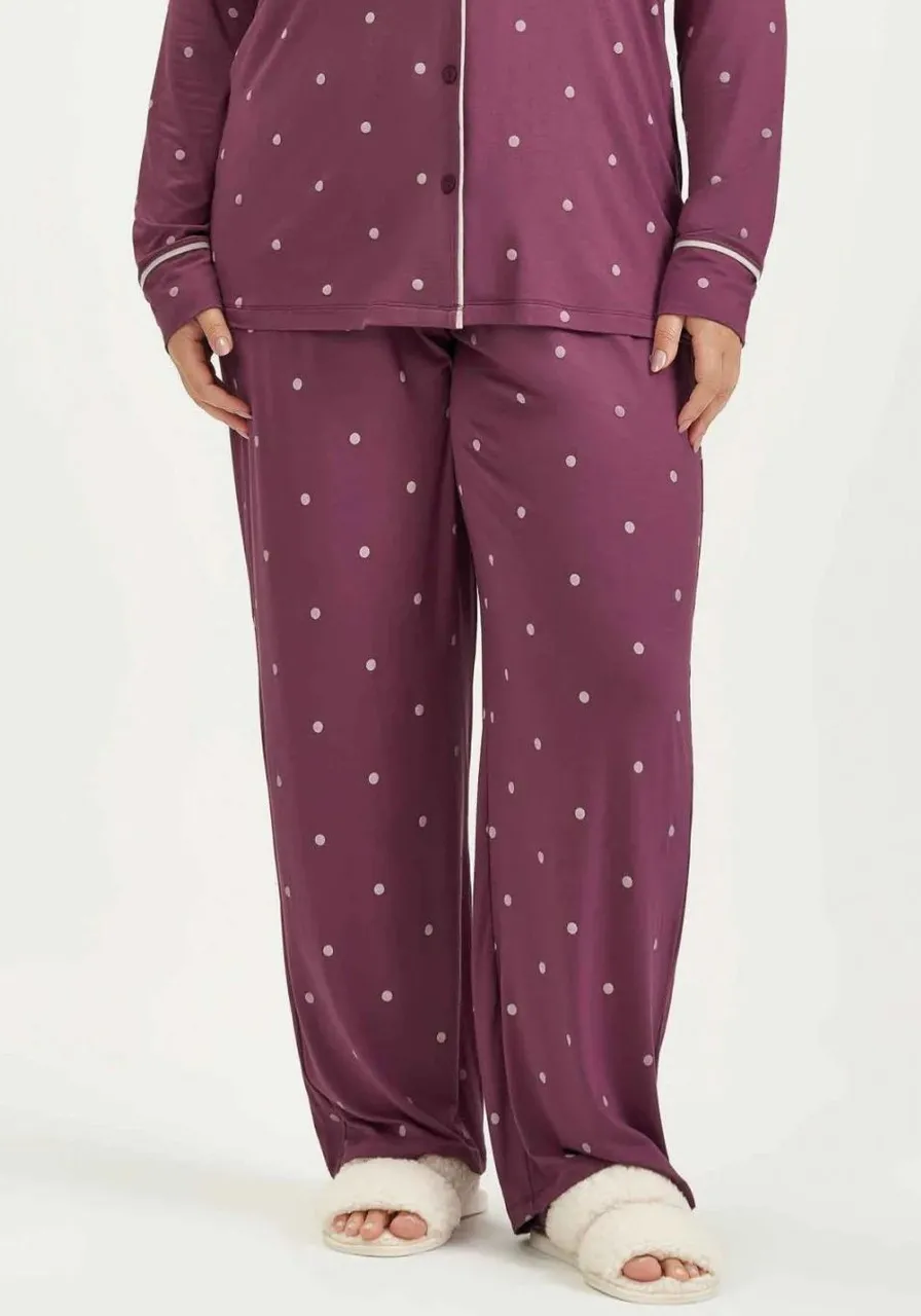 Pijama calça Unitária Plus Size Estampa 