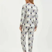 Pijama Manga Longa Estampa Ursos - imagem 1