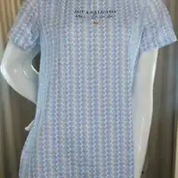 Camisola Manga Curta Azul "Agua Salgada Alma Lavada "  - imagem 2