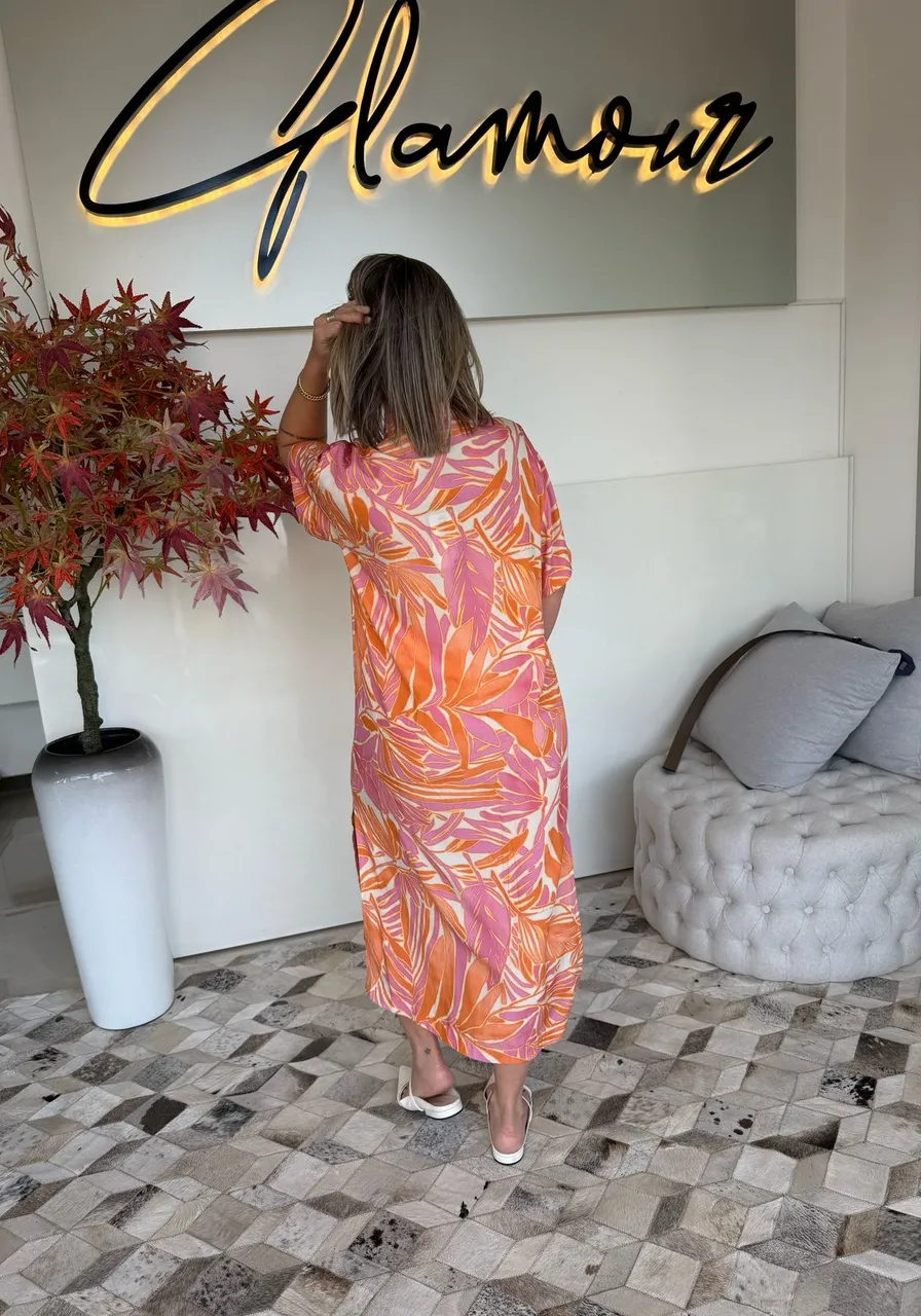 Camisa Longa Estampada Sport Sunset