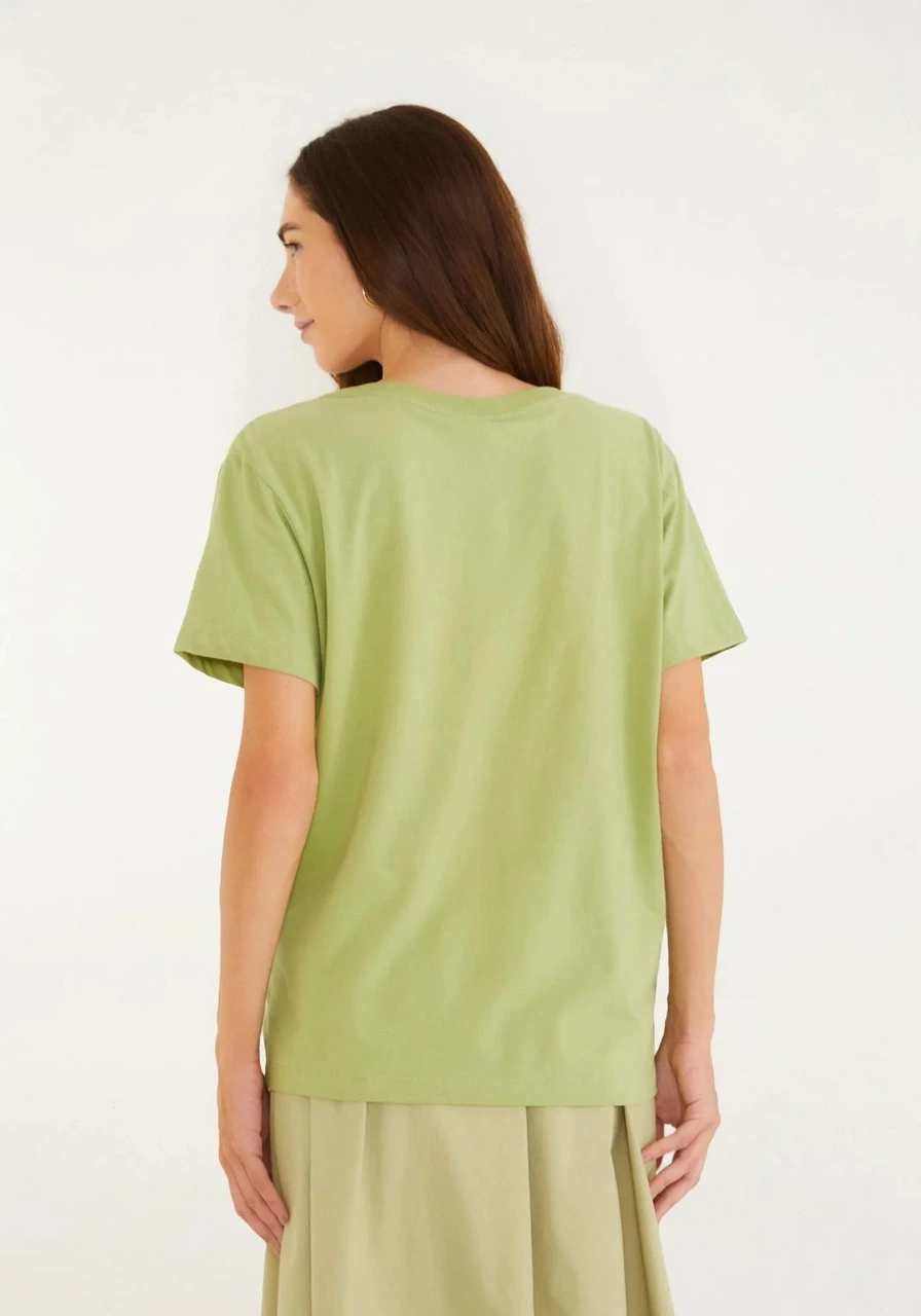 T-Shirt Fit Bouquet Tropical Verde Farm Ref 15090