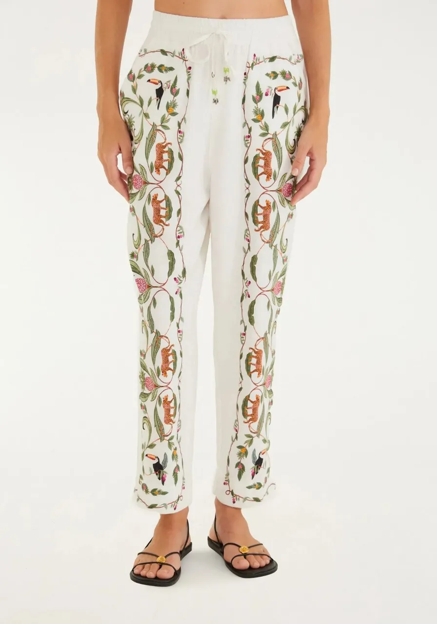 Calça Floreta Doce Farm Ref 15083 