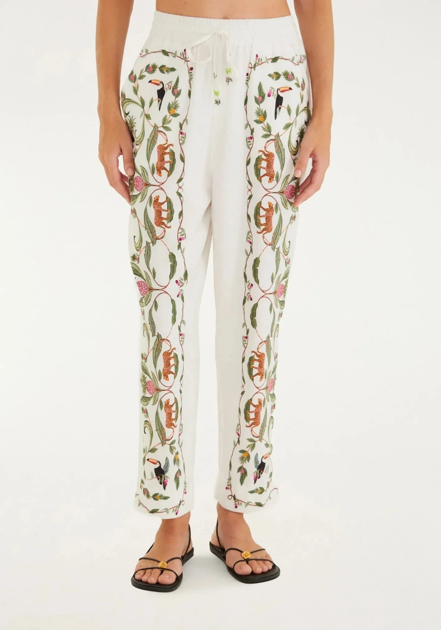 Calça Floreta Doce Farm Ref 15083 