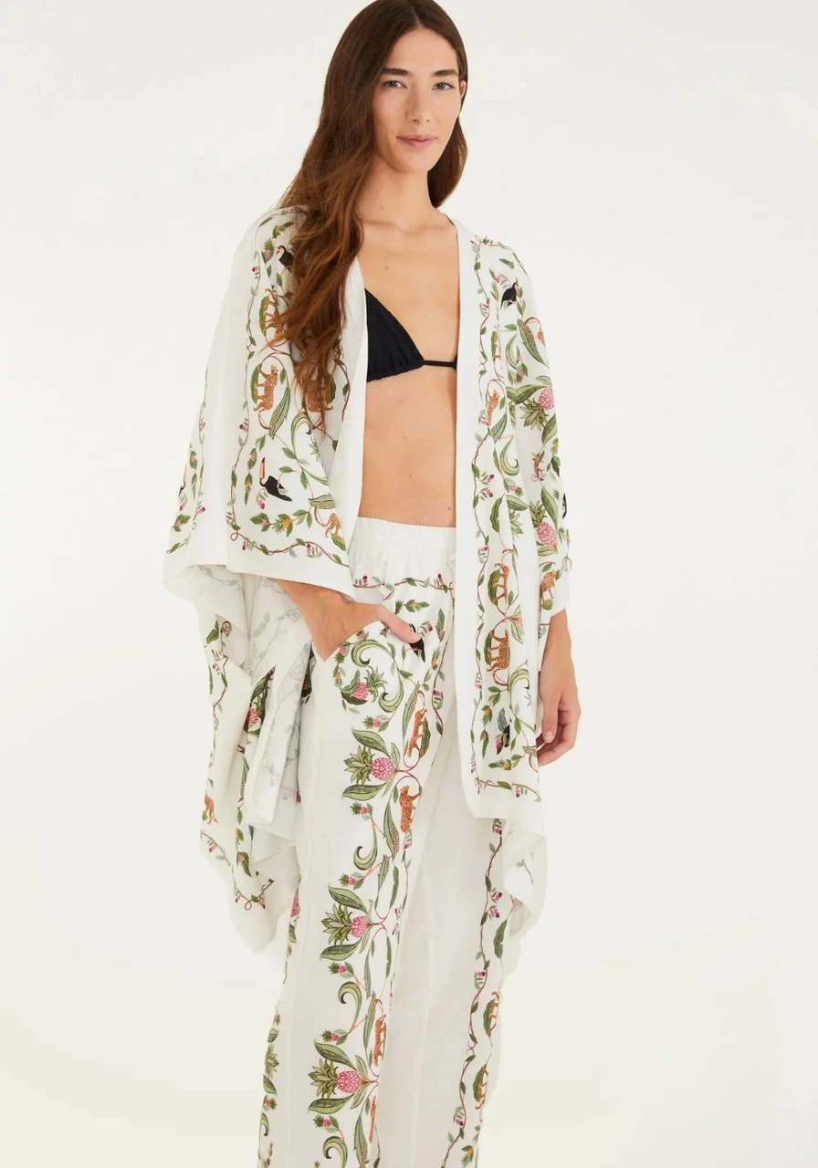 Calça Floreta Doce Farm Ref 15083 