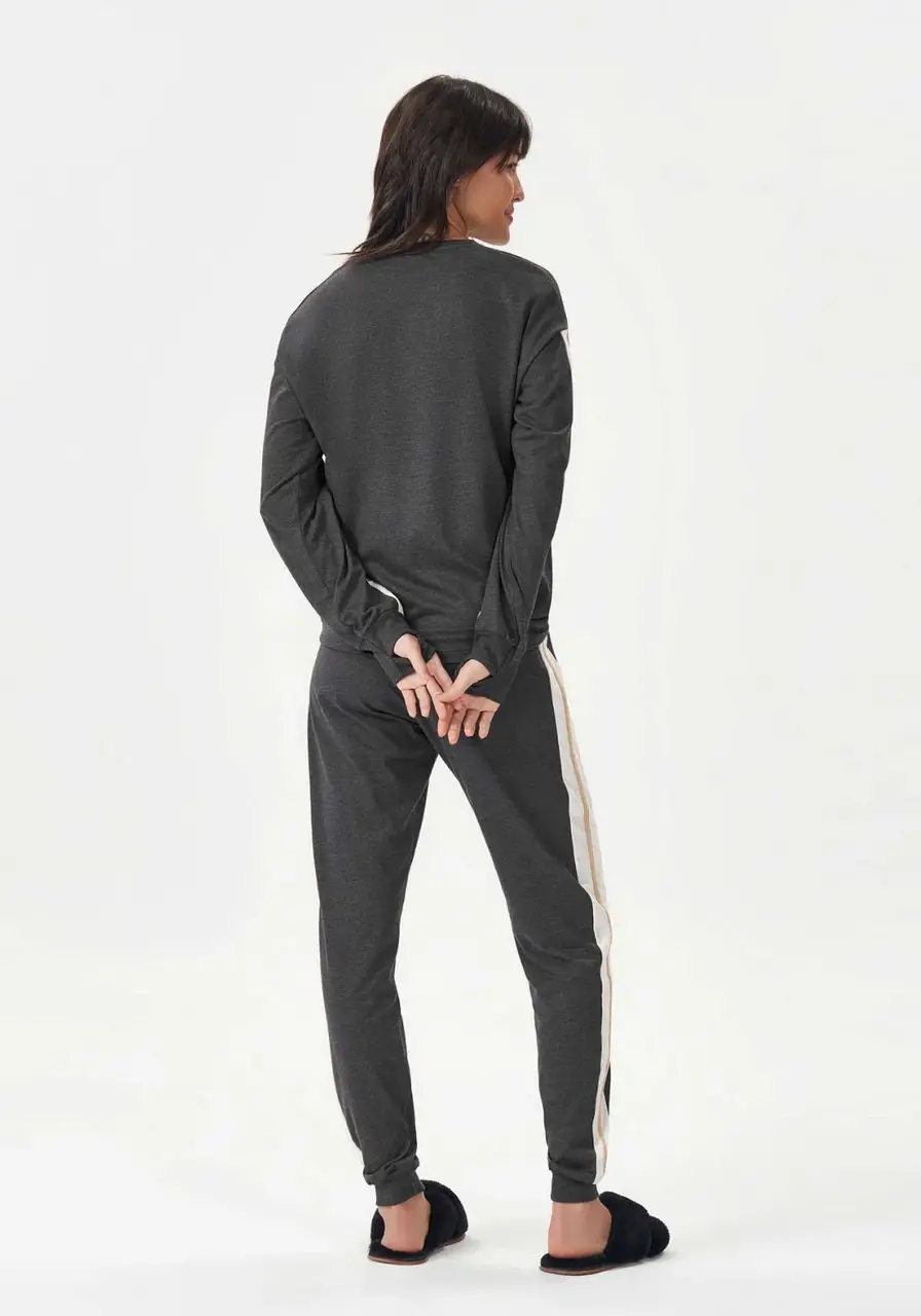 Pijama Manga Longa Mescla