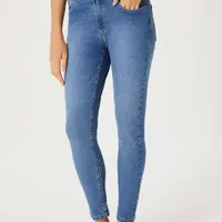 Calça Jeans Cintura Média Skinny Azul - imagem 3