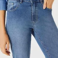 Calça Jeans Cintura Média Skinny Azul - imagem 2