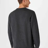 Blusão Básico Comfort Em Moletom Peluciado - Cinza - imagem 1