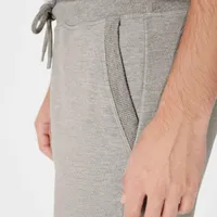 Calça Jogger Em Moletom Peluciado Cinza - imagem 2