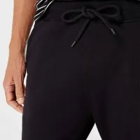 Calça Jogger Em Moletom Peluciado Preto - imagem 2