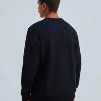 Blusão Básico Comfort Em Moletom - Preto - imagem 2