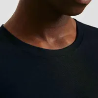 Camiseta Básica Manga Curta Pima Preto - imagem 1