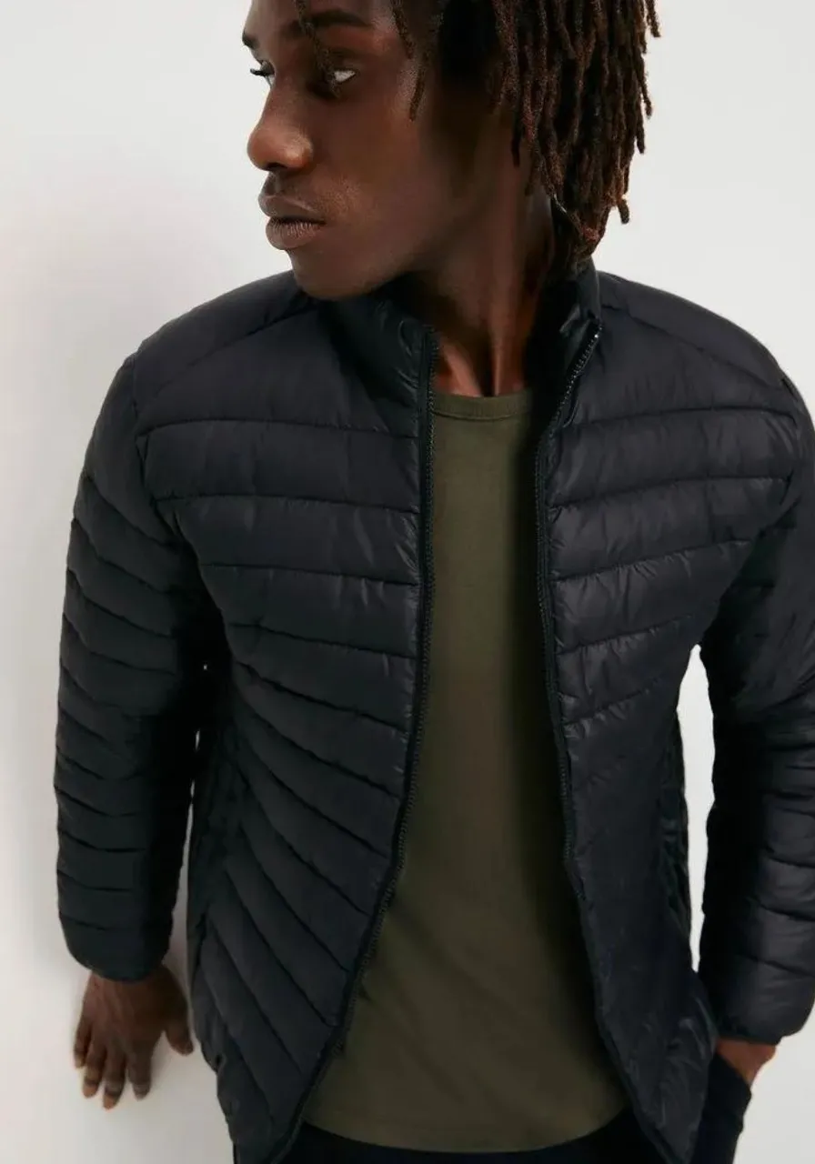 Jaqueta Básica Puffer Preto Masculino